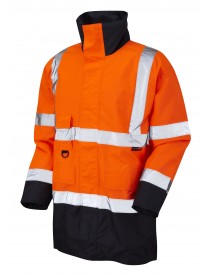 Leo Tawstock - ISO 20471 Class 3 Anorak Orange/Navy